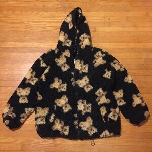 [L] Chunky Teddy Bear Jacket | Streetwear Society